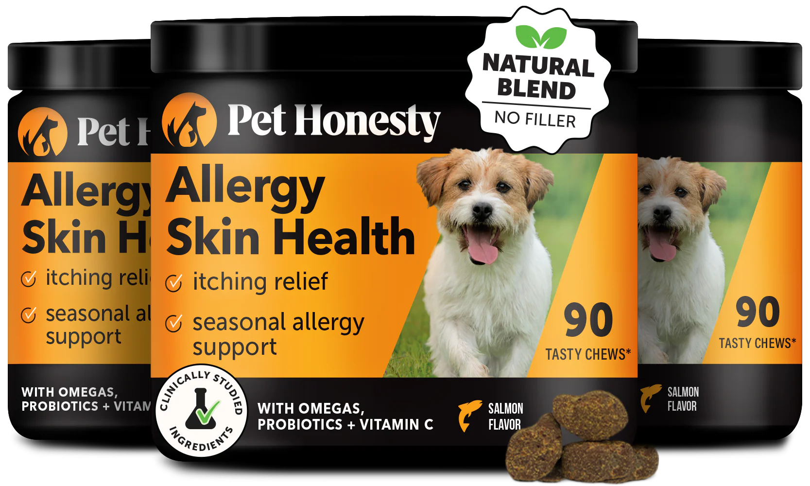 Allergy Skin Health 3-Pack (Salmon Flavor)