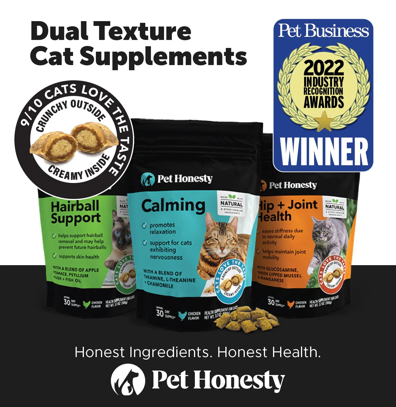 Dual Texture Hip & Joint Supplement for Cats 2-Pack (Chicken Flavor) - Image 13