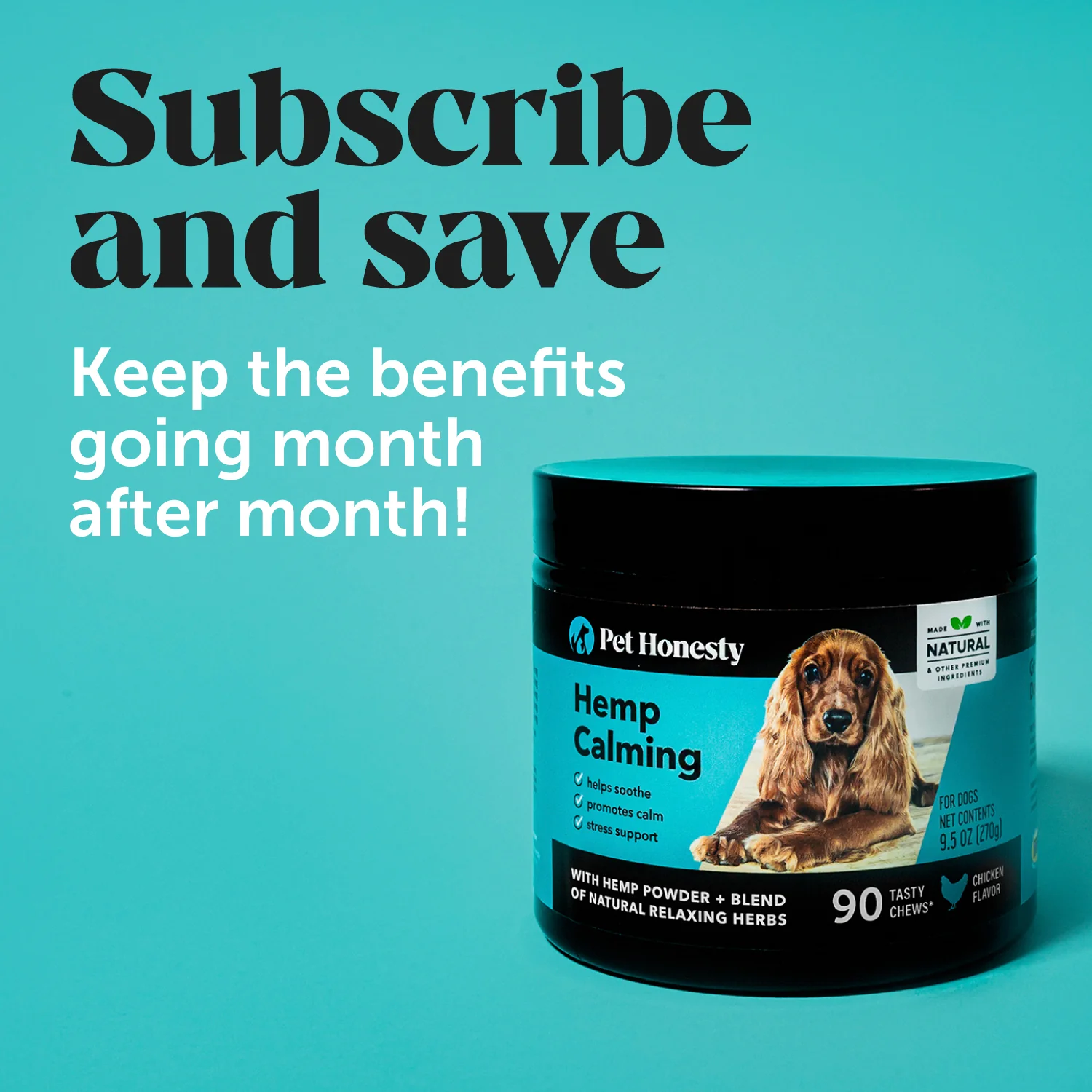 Hemp Calming Chews for Dogs (Beef Liver Flavor) - Image 8