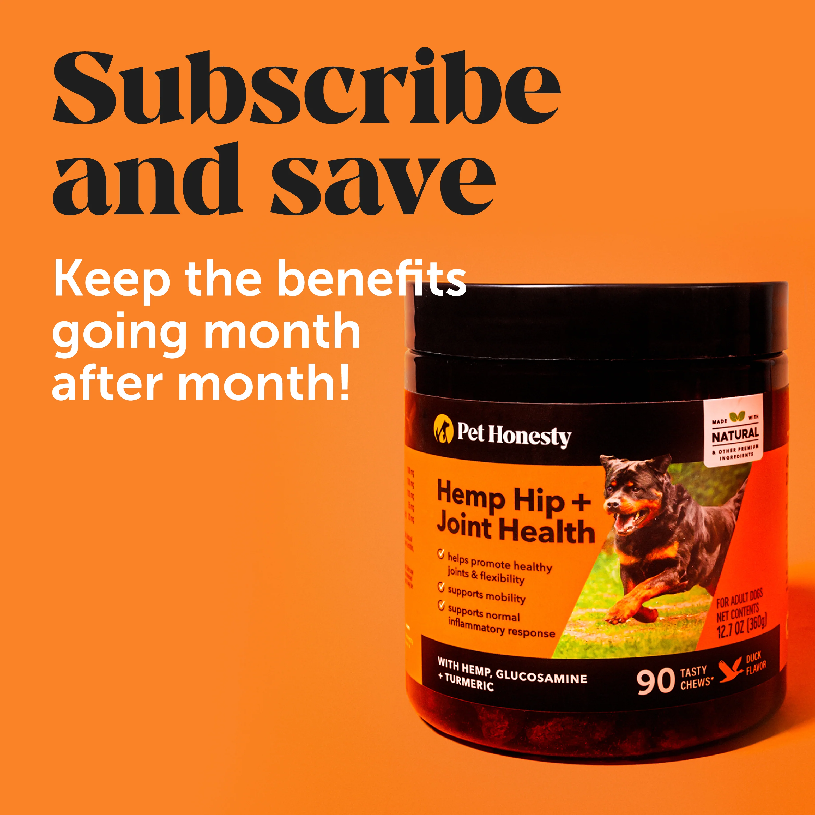 Hemp Hip + Joint Health 3-Pack (Duck Flavor) - Image 7
