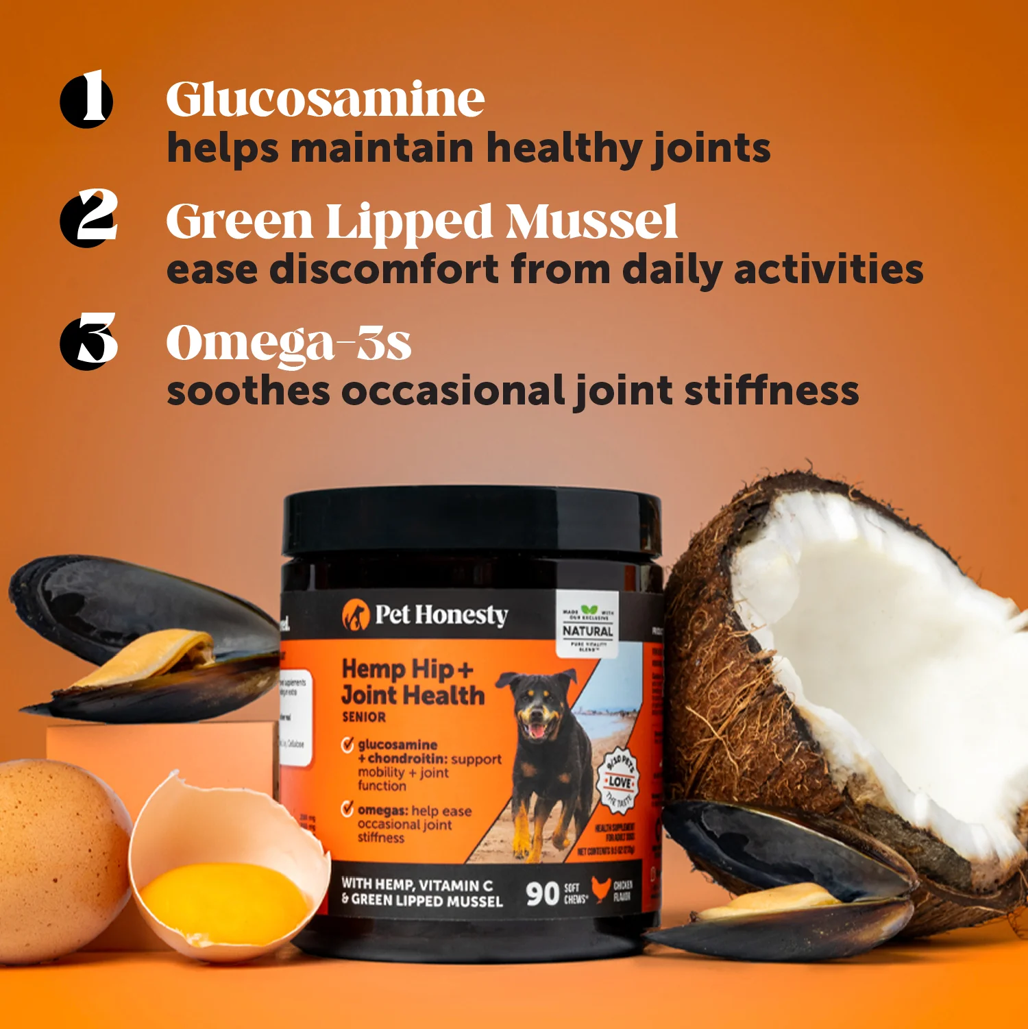 Hemp Hip + Joint Health Senior (Chicken Flavor) - Image 3