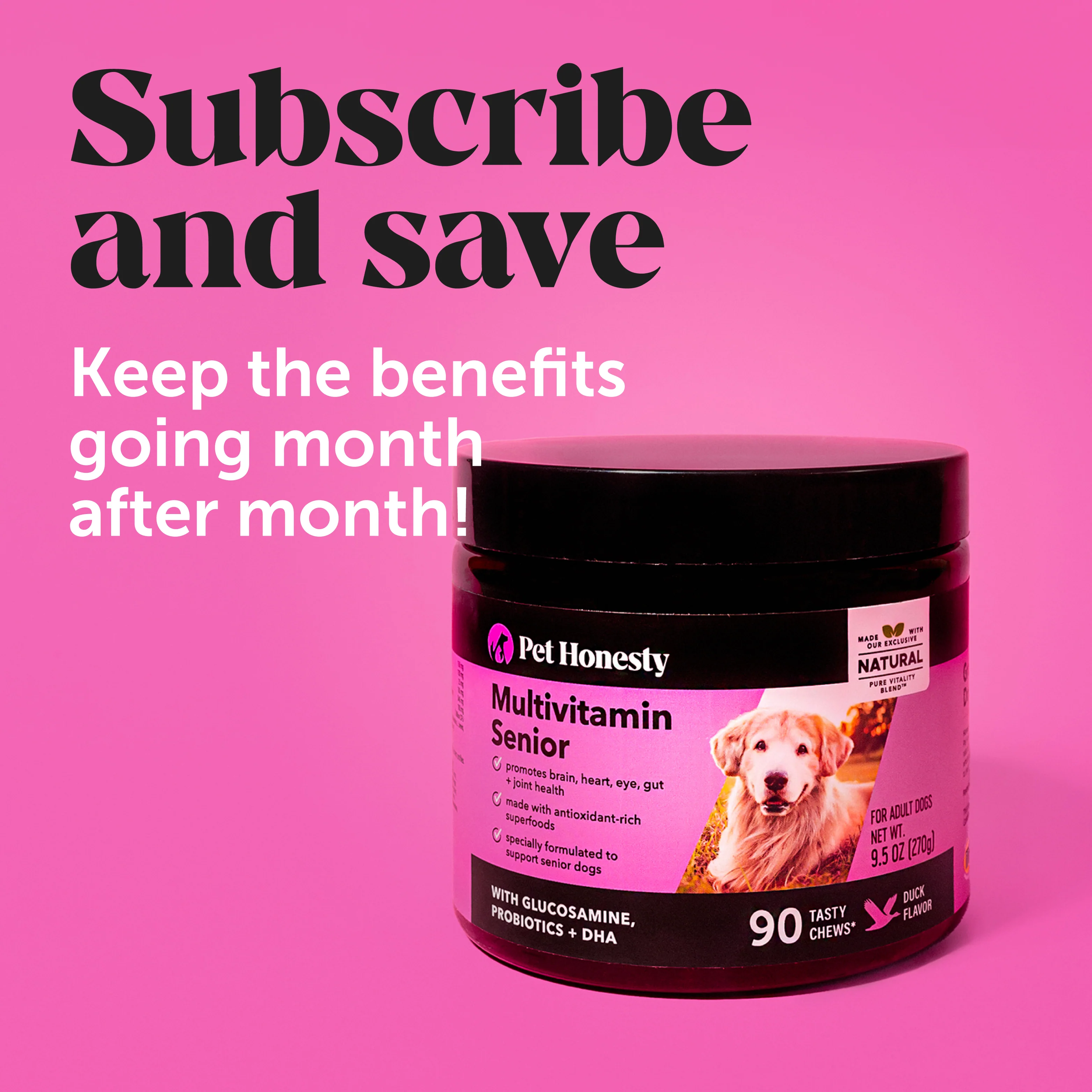 Multivitamin 10-in-1 Chews for Senior Dogs (Duck Flavor) - Image 8