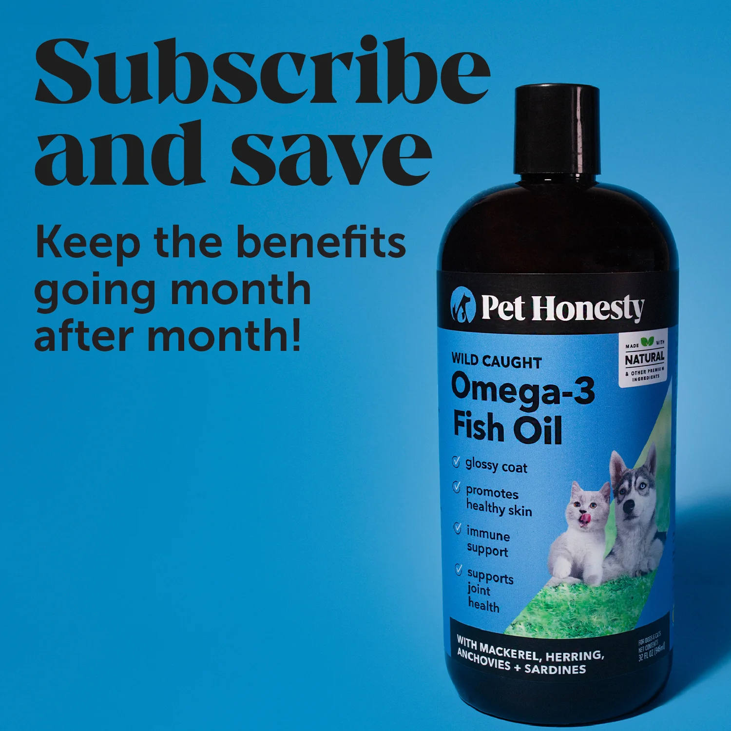 Omega-3 Fish Oil for Dogs and Cats (32 Ounce) - Image 10