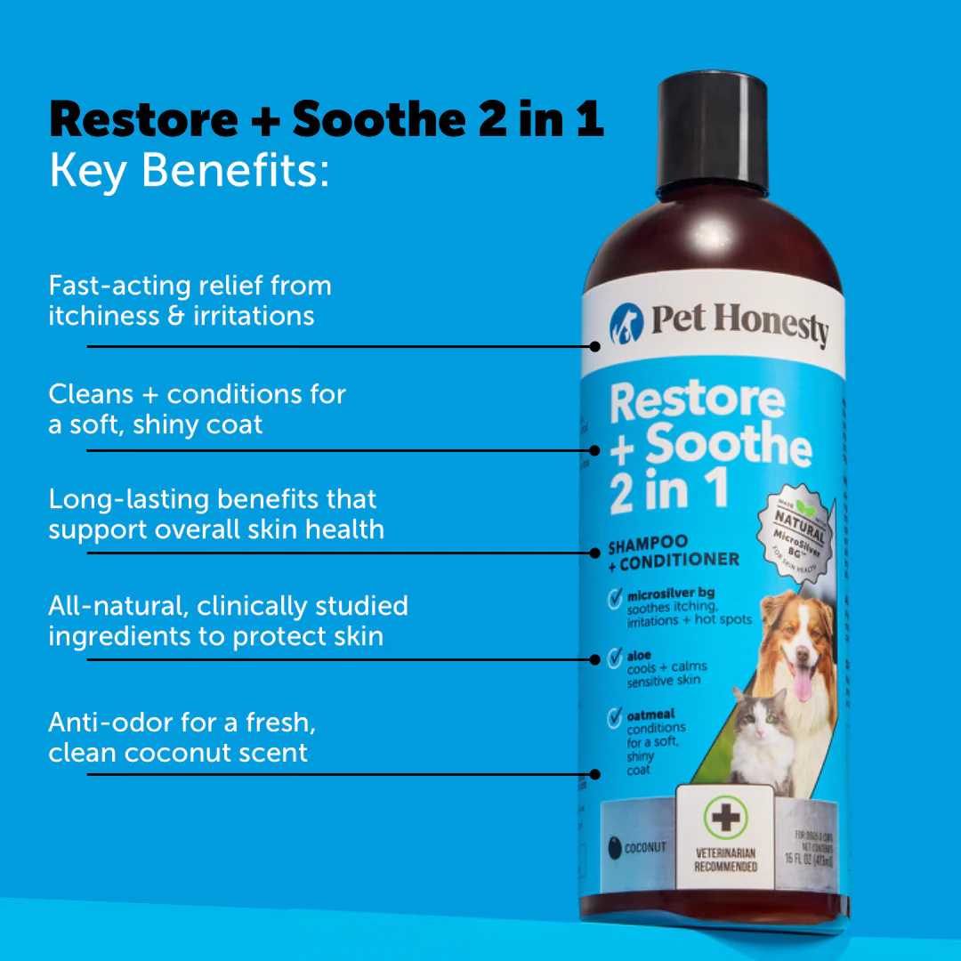 Restore + Soothe 2:1 Shampoo + Conditioner (16 Ounce) - Image 3